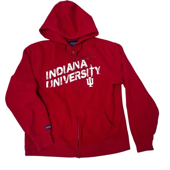 Jansport Indiana University zip up hoodie - Picture 1 of 8